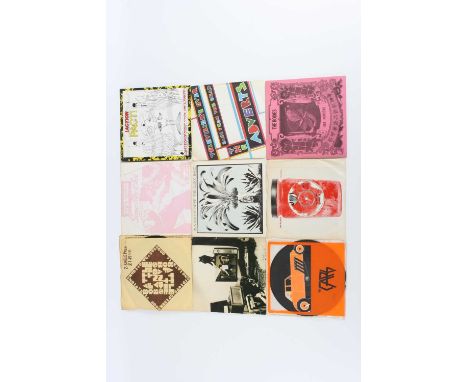 Punk/Post Punk/New Wave/Pub Rock - a collection of assorted 7" singles and EPs, to include: Accidents - Blood Spattered with 