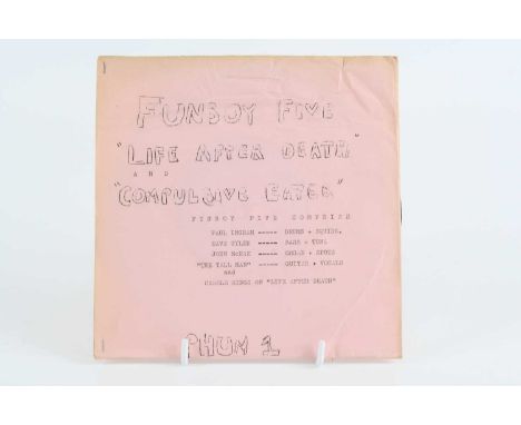 The Funboy Five, It's A New Thing / Compulsive Eater, Cool Cat Daddy -O-, SRTS + 79 + CUS + 609 + A / 609 + B, in pink hand f