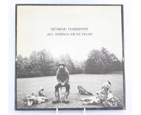 George Harrison, All Things Must Pass, 3 LP box-set, Apple 1C 172-04 707/8/9 Y, with poster, together with Dark Horse x2 (PAS