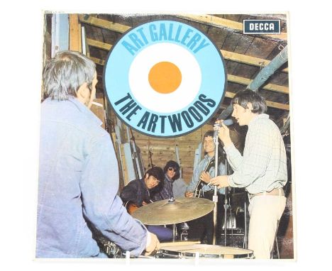 The Artwoods, Art Gallery, Decca LK 4830, unboxed ear labels, matrix XARL-7481-1A /  XARL-7482-1A, in front laminated sleeve.