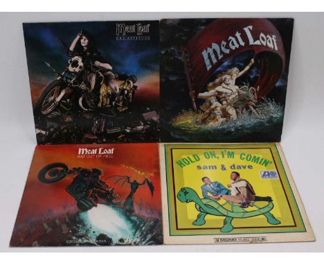 A large collection of assorted LPs, various dates and genres, to include Meatloaf - Bad Attitude, Dead Ringer, and Bat Out Of