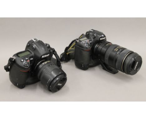 A quantity of Nikon camera equipment etc. in a carrying case. The case 46 cm high.