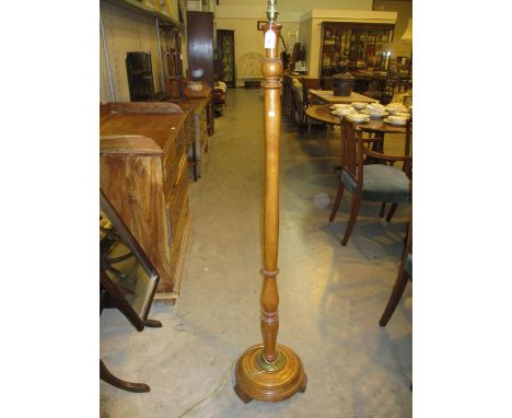 Turned Pillar Standard Lamp