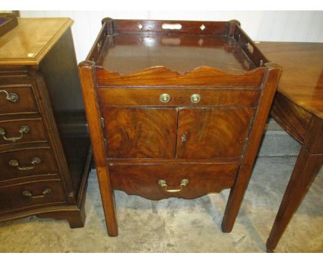 George III Mahogany Commode Cupboard, 55x48cm