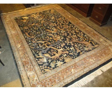 Eastern Tree of Life Pattern Carpet, 310x230cm