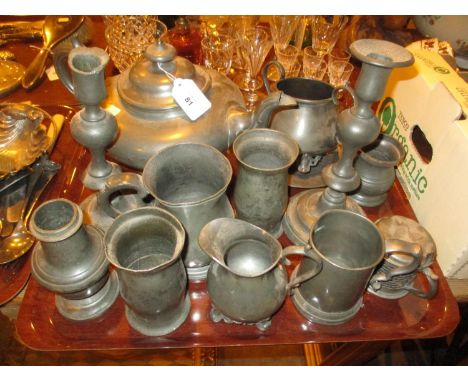 Victorian Teapot, Tankards etc