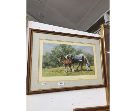 David Shepherd signed print 'Summertime' 