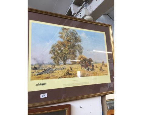 David Shepherd signed print 'Life goes on September 1940' 