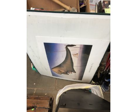 A large Salvador Dali print 