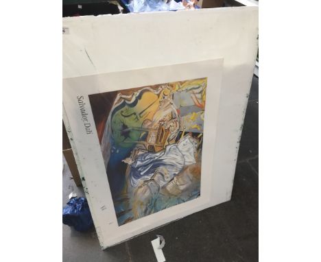 A Salvador Dali print - unframed 