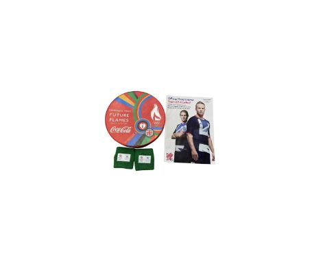 A collection of London 2012 Olympics official memorabilia, to include: - Official Team GB Football Programme - Pair of Team G