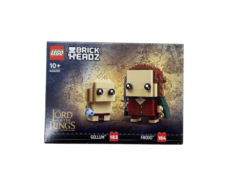 A Lord of the Rings Lego Brickheadz set, 40630, Frodo and Gollum, new in sealed box.