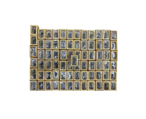 A large quantity of early 2000s Eaglemoss die-cast Lord of the Rings collectable figurines in original boxes.