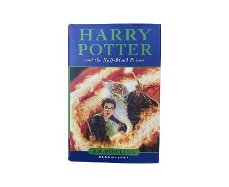 A hardbound First Edition copy of Harry Potter and the Half-Blood Prince