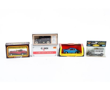 Four Corgi Rolls-Royce diecast models. Comprising of a 'Rolls-Royce Corniche' no 279, a Corgi Classic's '1952 Rolls-Royce Sil