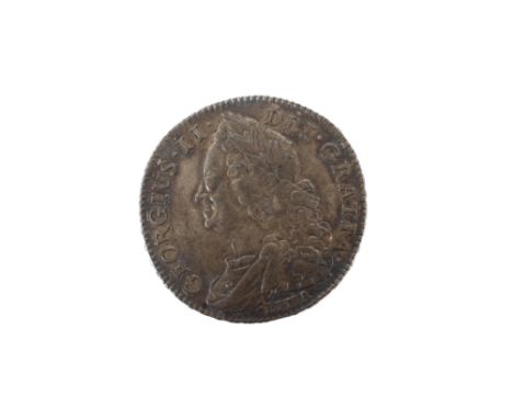 A 1745 (Lima) half crown coin