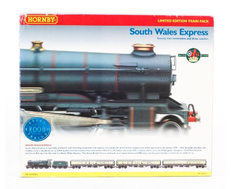 A Hornby OO Gauge 'Great British Trains' limited edition train pack. 'South Wales Express' R2166, comprising a British Railwa