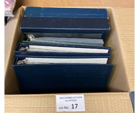 Stamps: Box of RAF, Army, and Navy Museum covers within 5x albums.