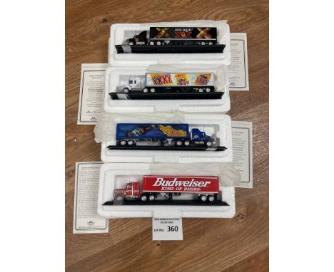 Diecast: Matchbox and Corgi assortment of tractor trailers and small boxed diecast vehicles, plus 3 other Corgi diecast truck