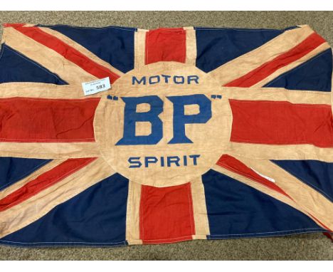 Collectables; Motoring: BP Flag original vintage in good condition.