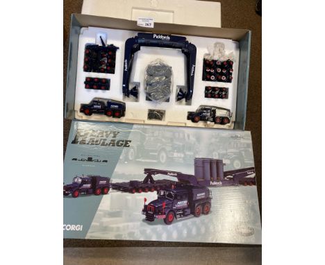 Diecast: Corgi Heavy Haulage Pickfords Low Loader 1:50 scale model; boxed, reference 18005.