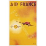 Albert Solon (1897-1973)
AIR FRANCE, PARIS-LONDRES, GOLDEN CLIPPER
lithograph in colours, 1933,