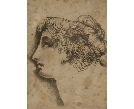 British School, Late 18th/Early 19th Century, Two portrait engravings; one of Lady Hamilton (8x6ins., approx.), and another o