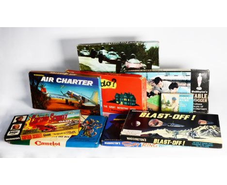 TWENTY THREE JOHN WADDINGTON LTD BOARD GAMES mostly late 1960's/1970's a few older, comprising; 'MONOPOLY' and 'TOTOPOLY', 'M