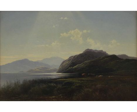 Arthur Gilbert (1819-1895) 'Among the Welsh Hills, Noon'signed 'A Gilbert' l.r., oil on canvas20 x 31cmCondition ReportOveral