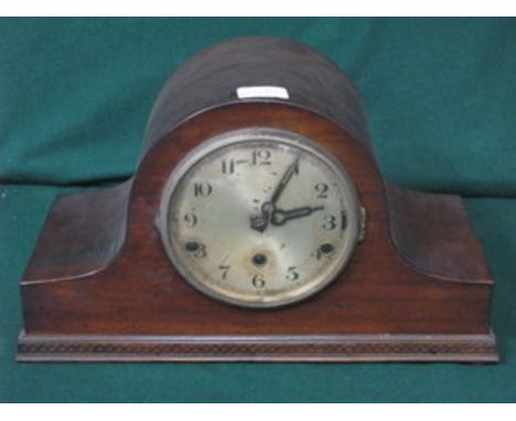 MAHOGANY CASED MANTLE CLOCK 