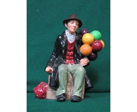 ROYAL DOULTON GLAZED CERAMIC FIGURE - THE BALLOON MAN, HN1954