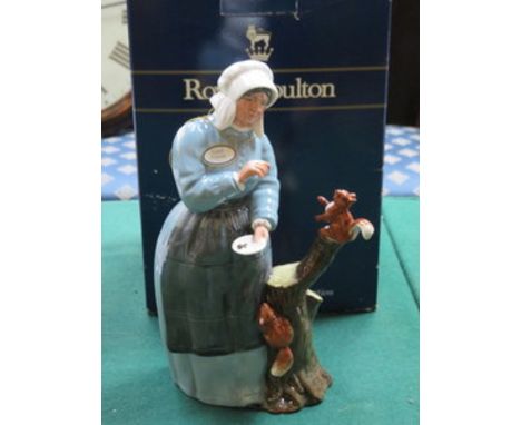 BOXED ROYAL DOULTON GLAZED CERAMIC FIGURINE- GOOD FRIENDS, HN2783