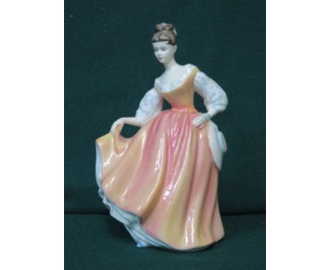 ROYAL DOULTON GLAZED CERAMIC FIGURINE - FAIR LADY, HN2835