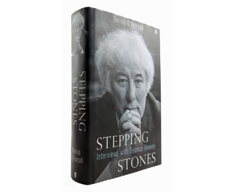 Seamus Heaney signed. O'Driscoll, Dennis. Stepping Stones: Interviews with Seamus Heaney, first edition, Faber &amp; Faber, L