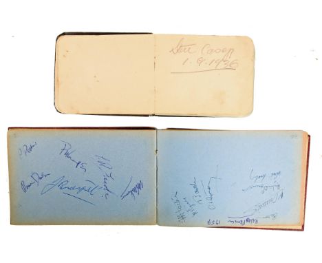 Sporting memorabilia, Rugby Union, Tennis and Wrestling, two autograph books. An extensive 1950s autograph collection includi