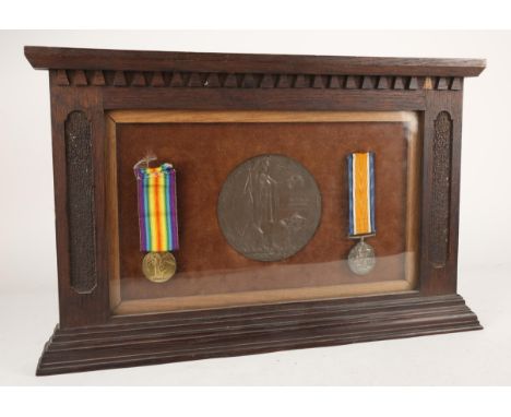 Great War pair and Memorial plaque to Royal Dublin Fusiliers casualty. British War Medal and Victory Medal to 38186 A.CPL. F.