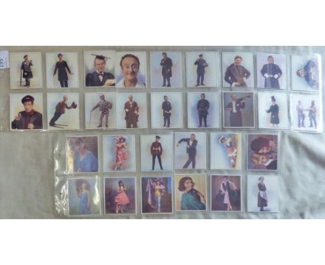 R &amp; J Hill Ltd Music Hall Celebrities Past &amp; Present 1930 set L30/30 VG/EX