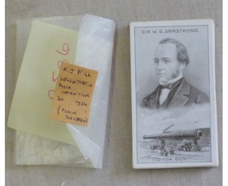 R &amp; J Hill Ltd Inventors &amp; Their Inventions Plain Back 20 EX