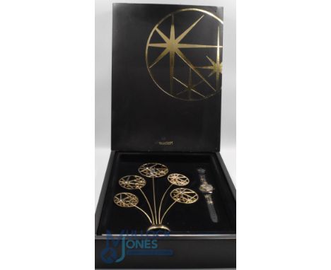 Swatch Watch Collection - Christmas 2009 Star Edition Gz199s No 09,619/10,000 in original Box with Stand comes in display box