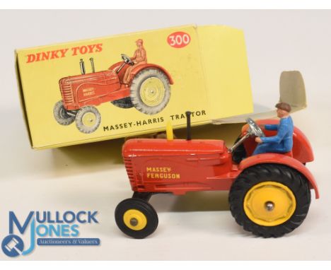 Dinky Toys Tractor Massey Harris Tractor number 300 complete with original box
