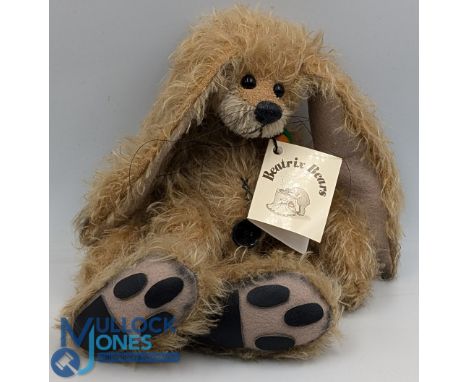 Beatrix Bears Harris Collector Rabbit What’s Up, with signed ticket G