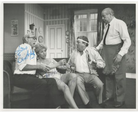 Eric Sykes and Jan Hunt signed vintage 10x8 inch black and white photo. Good condition. All autographs come with a Certificat
