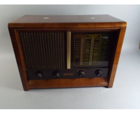 A Vintage Ferguson Radio in Walnut Case. 