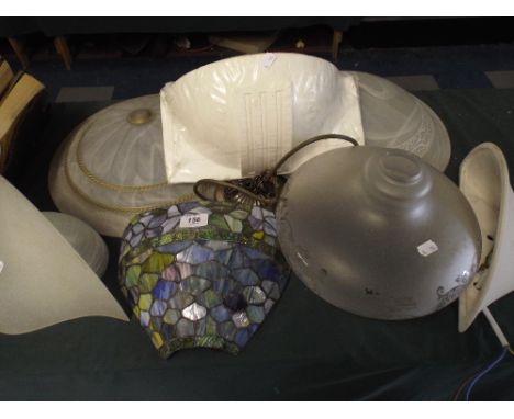 Various Ceiling Light Shades Uplighters Etc. 