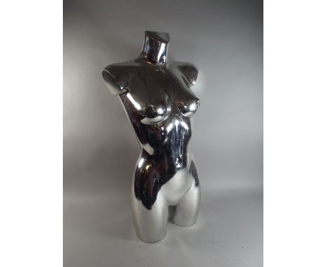 A Chromed Plastic Mannequin.