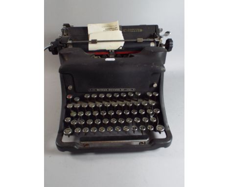 A Vintage British Olivetti Manual Typewriter. 