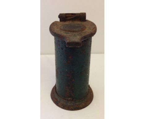 Vintage railway Edmondson ticket dating press. Developed by the Edmondson Company in the 19th century.