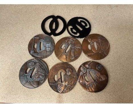 Group of Japanese Tsuba