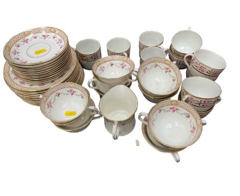Regency teawares and Victorian tea service