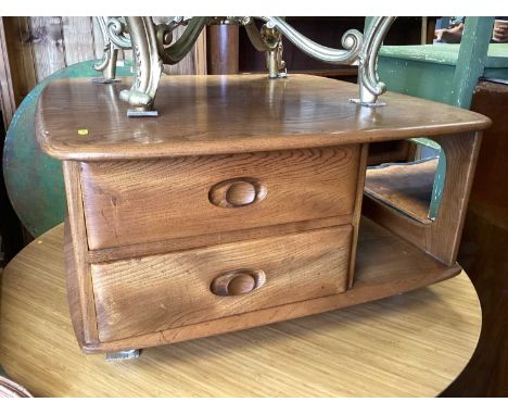 Ercol Pandora's box coffee table, 80cm wide, 80cm deep, 40cm